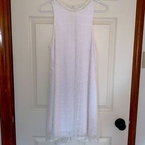 White lace dress